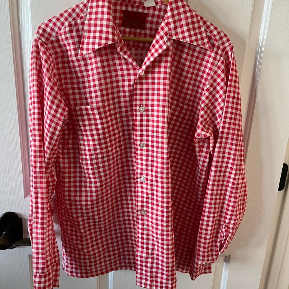 King’s road vintage plaid men’s shirt long sleeved M sears